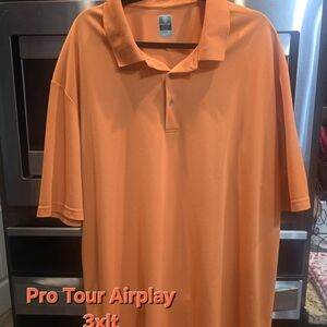 Men's Orange Polo Shirt